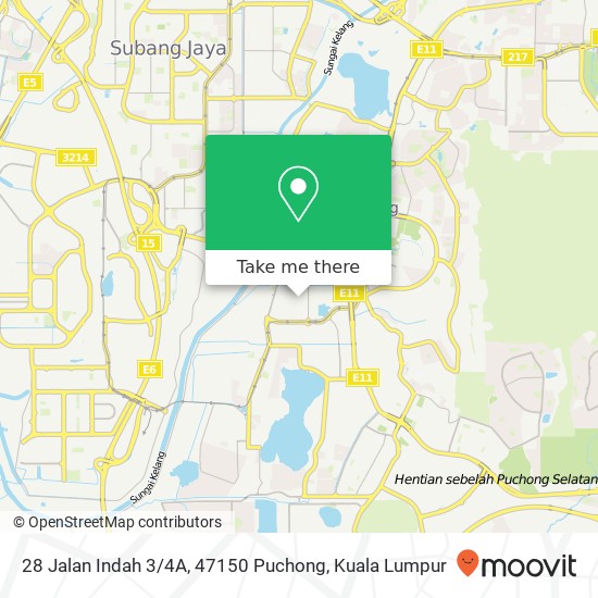 28 Jalan Indah 3 / 4A, 47150 Puchong map