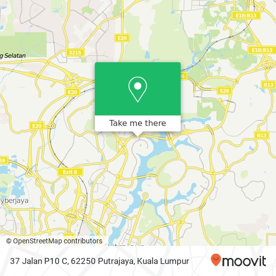 37 Jalan P10 C, 62250 Putrajaya map