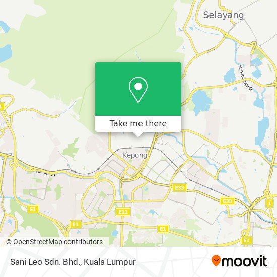 Sani Leo Sdn. Bhd. map
