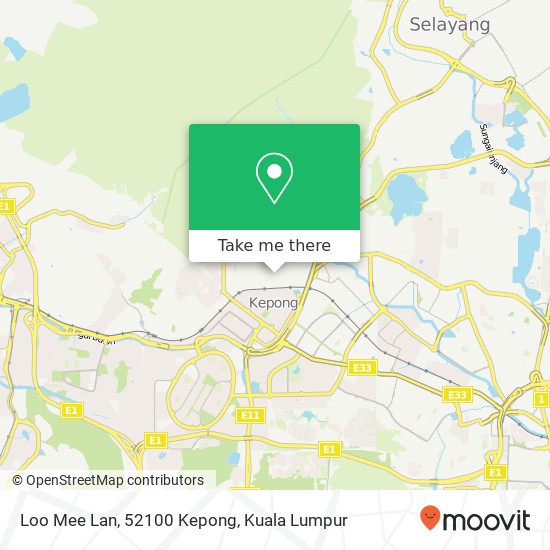 Peta Loo Mee Lan, 52100 Kepong