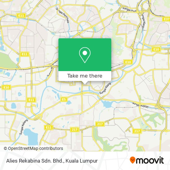 Alies Rekabina Sdn. Bhd. map
