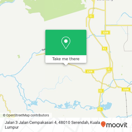 Jalan 3 Jalan Cempakasari 4, 48010 Serendah map