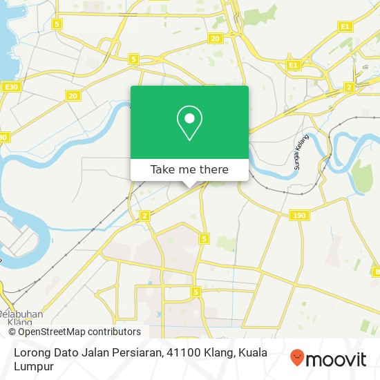 Lorong Dato Jalan Persiaran, 41100 Klang map