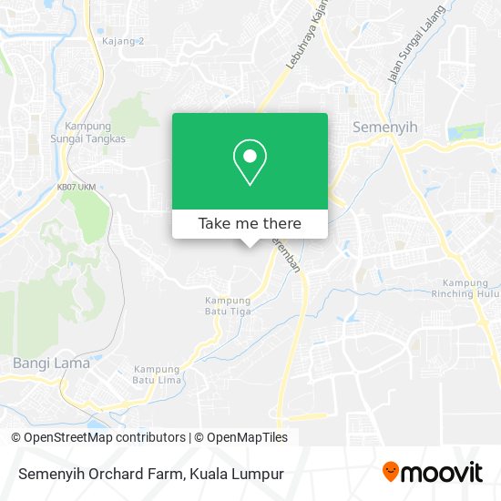 Semenyih Orchard Farm map