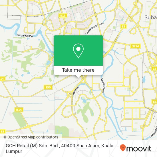 GCH Retail (M) Sdn. Bhd., 40400 Shah Alam map