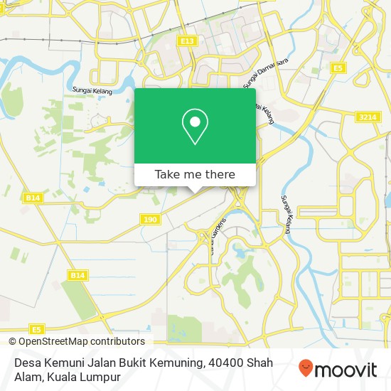 Desa Kemuni Jalan Bukit Kemuning, 40400 Shah Alam map