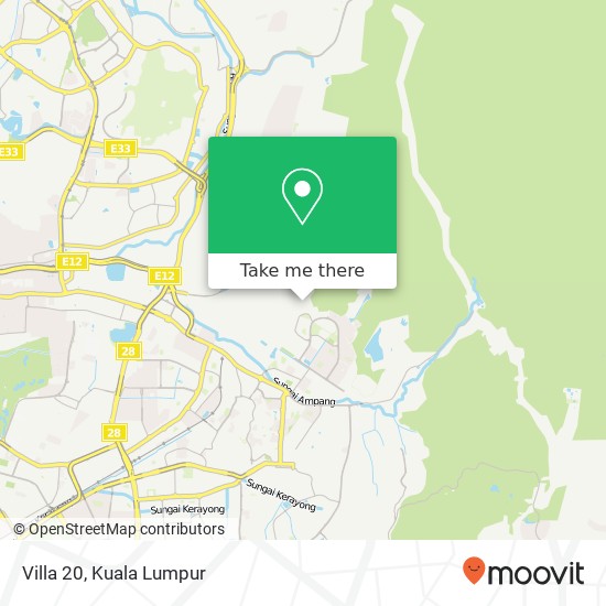 Villa 20 map