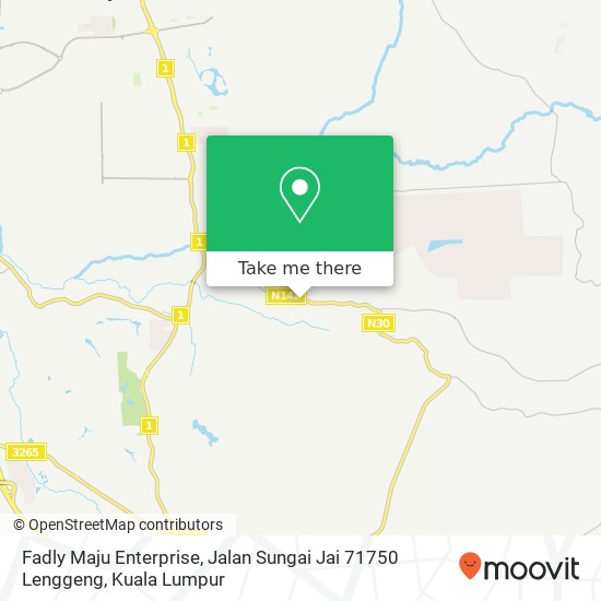 Fadly Maju Enterprise, Jalan Sungai Jai 71750 Lenggeng map
