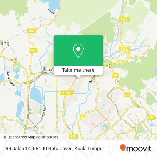 Peta 99 Jalan 14, 68100 Batu Caves