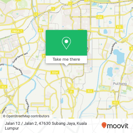Jalan 12 / Jalan 2, 47630 Subang Jaya map