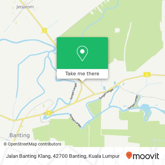 Jalan Banting Klang, 42700 Banting map