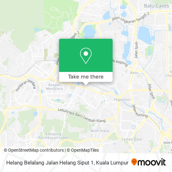 Helang Belalang Jalan Helang Siput 1 map