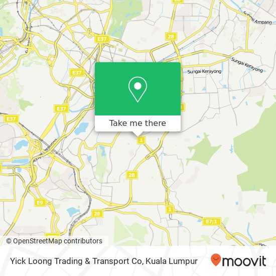 Peta Yick Loong Trading & Transport Co
