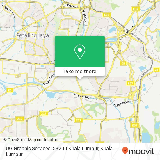 Peta UG Graphic Services, 58200 Kuala Lumpur