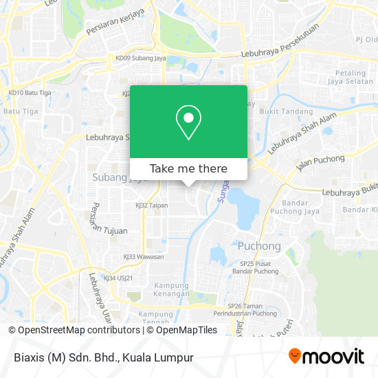 Biaxis (M) Sdn. Bhd. map