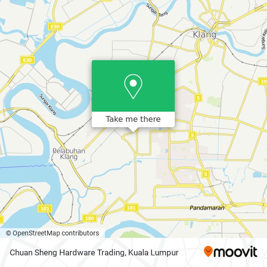 Chuan Sheng Hardware Trading map