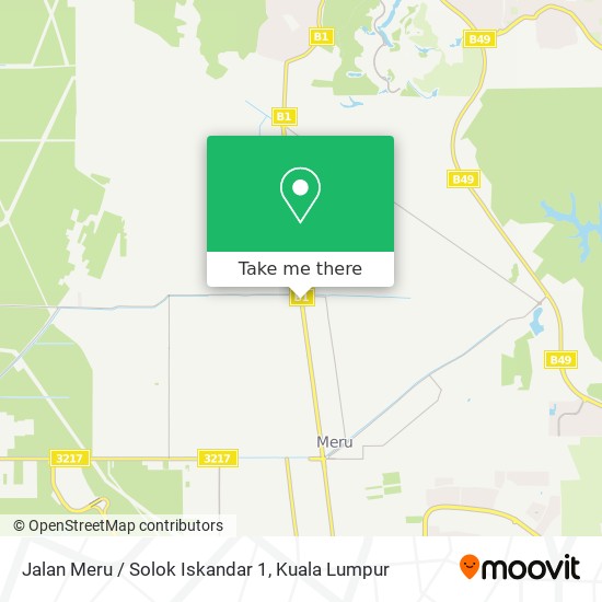 Jalan Meru / Solok Iskandar 1 map