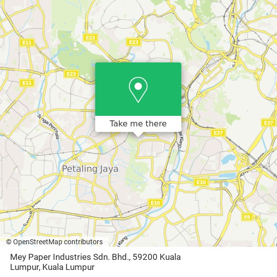 Mey Paper Industries Sdn. Bhd., 59200 Kuala Lumpur map