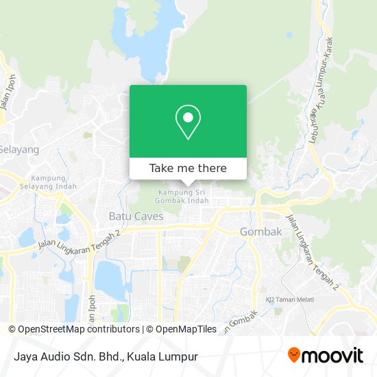 Jaya Audio Sdn. Bhd. map