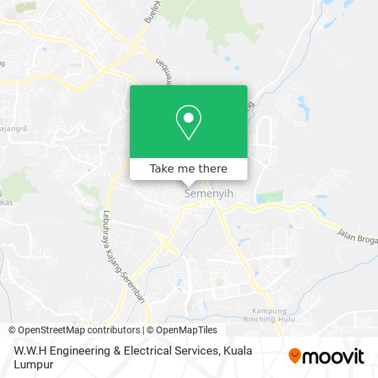 W.W.H Engineering & Electrical Services map