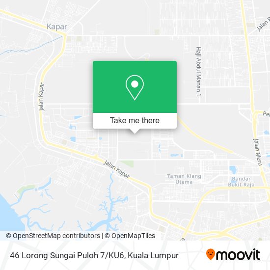 46 Lorong Sungai Puloh 7 / KU6, 42100 Kapar map