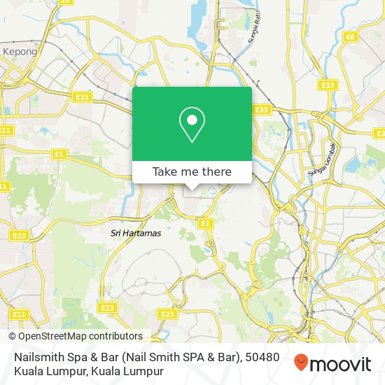 Nailsmith Spa & Bar (Nail Smith SPA & Bar), 50480 Kuala Lumpur map