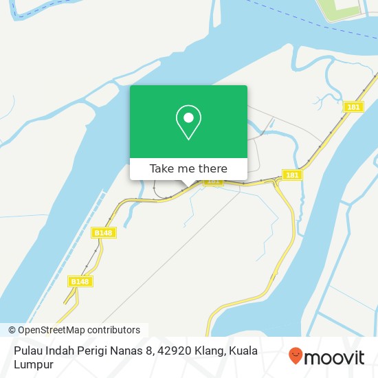 Peta Pulau Indah Perigi Nanas 8, 42920 Klang