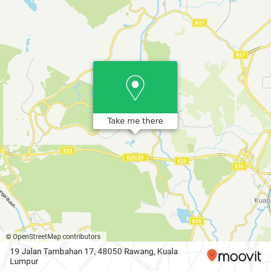 19 Jalan Tambahan 17, 48050 Rawang map