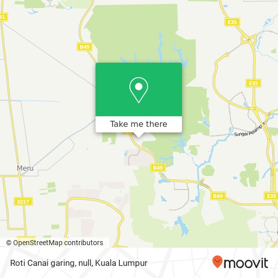 Roti Canai garing, null map