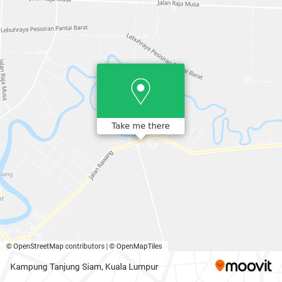 Kampung Tanjung Siam map