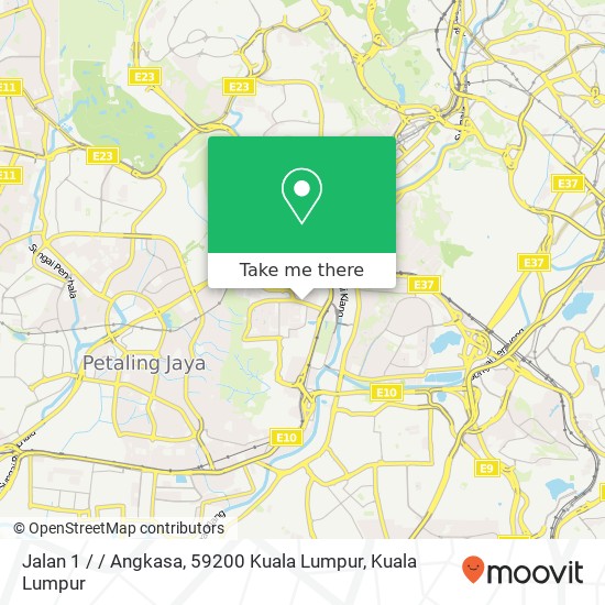 Peta Jalan 1 / / Angkasa, 59200 Kuala Lumpur