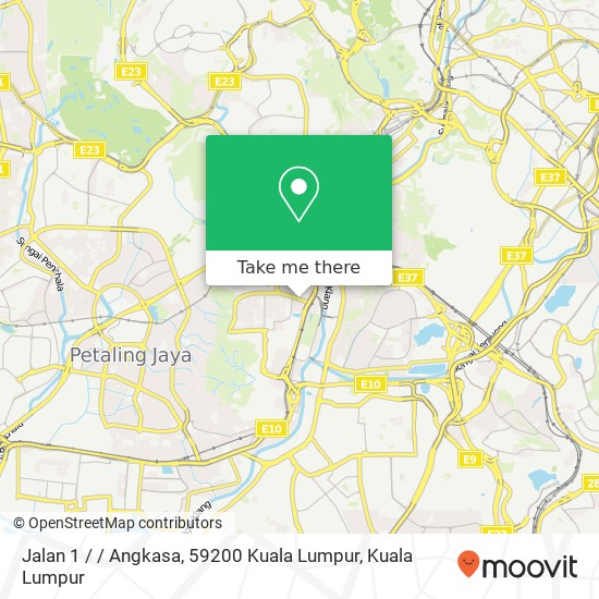 Peta Jalan 1 / / Angkasa, 59200 Kuala Lumpur