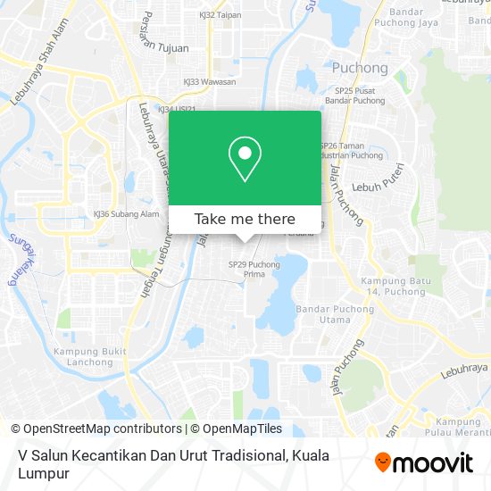 V Salun Kecantikan Dan Urut Tradisional map