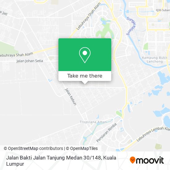 Jalan Bakti Jalan Tanjung Medan 30 / 148 map