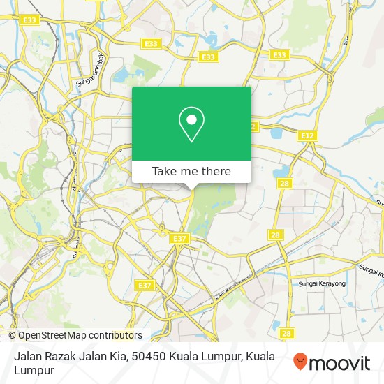 Jalan Razak Jalan Kia, 50450 Kuala Lumpur map