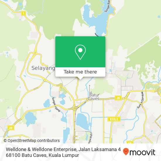 Welldone & Welldone Enterprise, Jalan Laksamana 4 68100 Batu Caves map