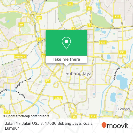 Jalan 4 / Jalan USJ 3, 47600 Subang Jaya map