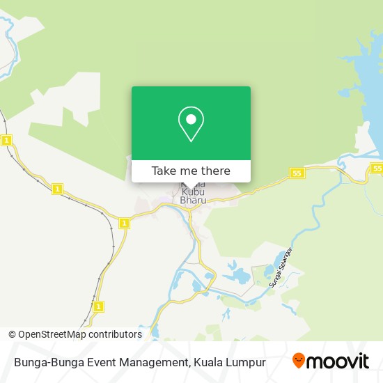 Bunga-Bunga Event Management map