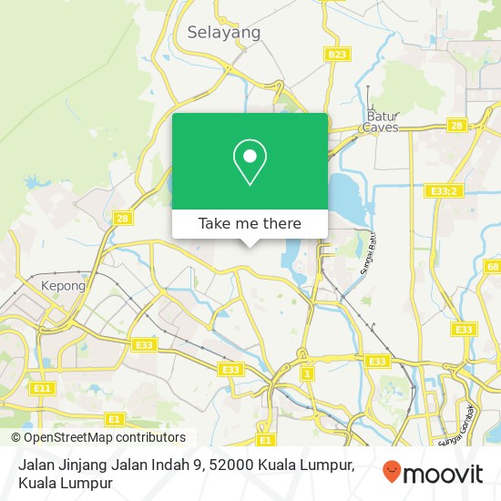 Jalan Jinjang Jalan Indah 9, 52000 Kuala Lumpur map