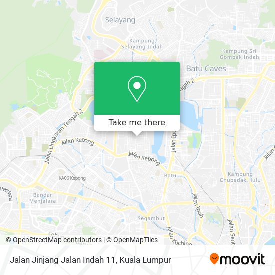 Jalan Jinjang Jalan Indah 11 map