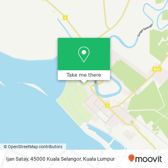 Ijan Satay, 45000 Kuala Selangor map