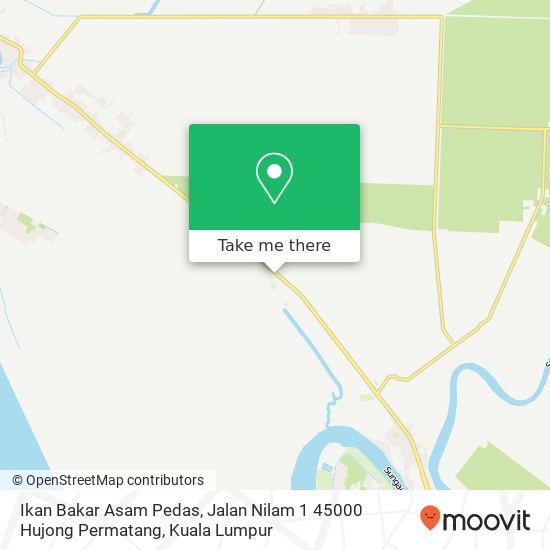 Ikan Bakar Asam Pedas, Jalan Nilam 1 45000 Hujong Permatang map