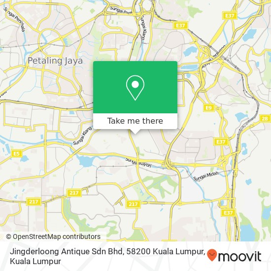 Jingderloong Antique Sdn Bhd, 58200 Kuala Lumpur map