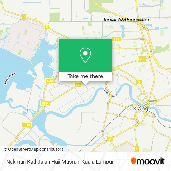 Peta Nakman Kad Jalan Haji Musran