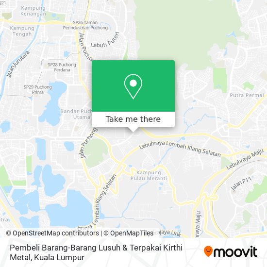 Pembeli Barang-Barang Lusuh & Terpakai Kirthi Metal map