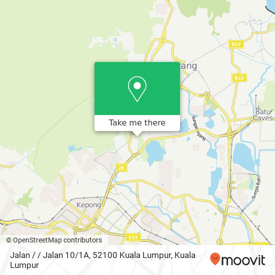 Jalan / / Jalan 10 / 1A, 52100 Kuala Lumpur map