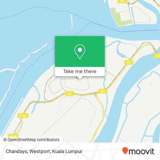 Chandayu, Westport map