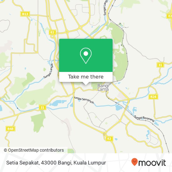 Setia Sepakat, 43000 Bangi map