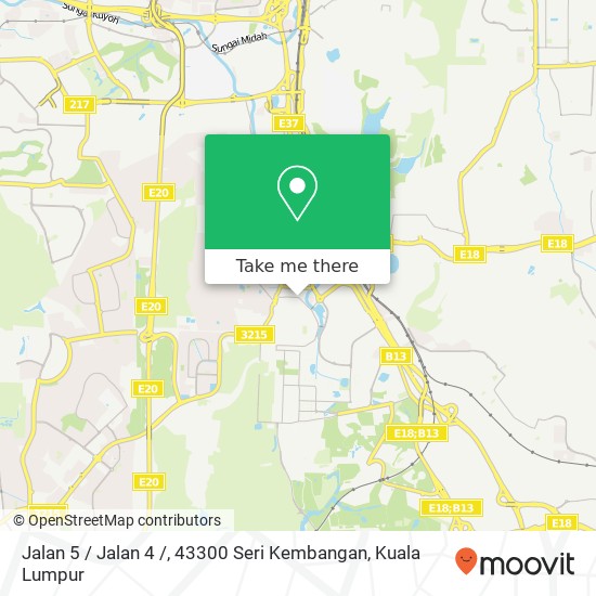 Jalan 5 / Jalan 4 /, 43300 Seri Kembangan map