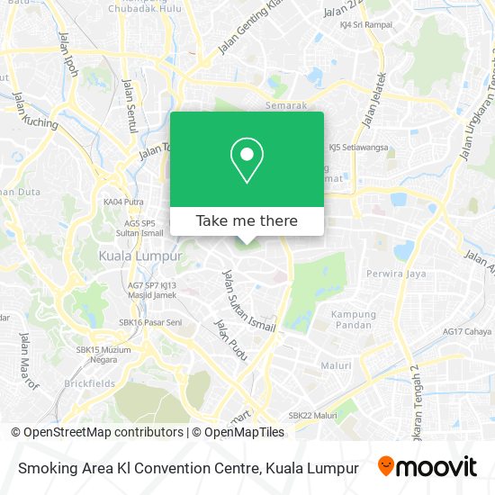 Smoking Area Kl Convention Centre map